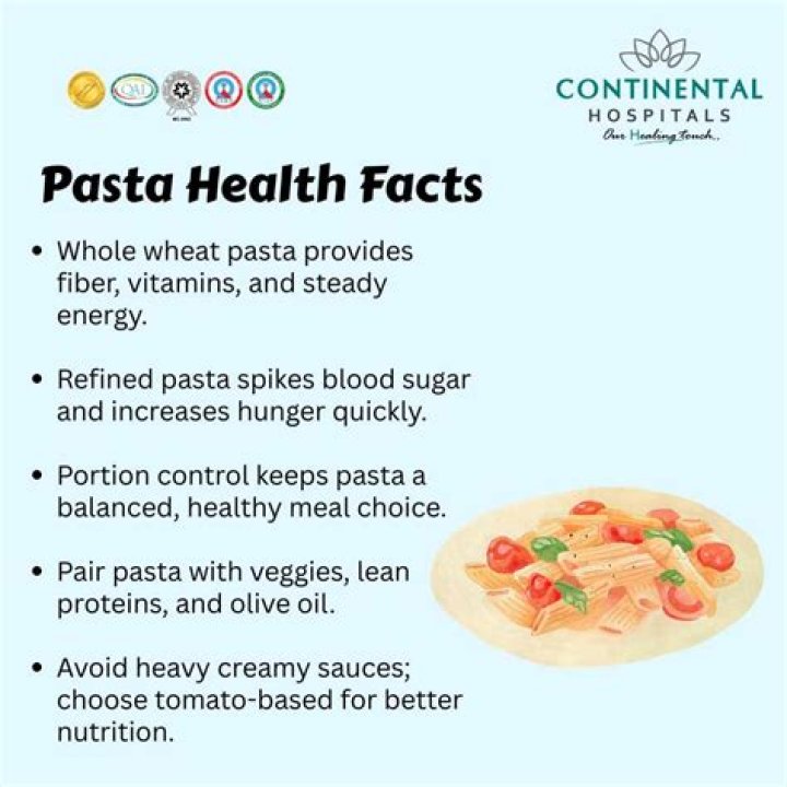 What is pasta good for in the body