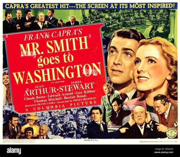 What is Saunders job Mr Smith Goes to Washington