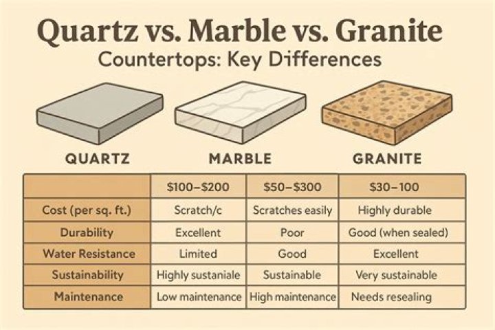 What is similar to marble