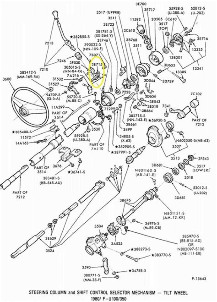 What is steering column assembly
