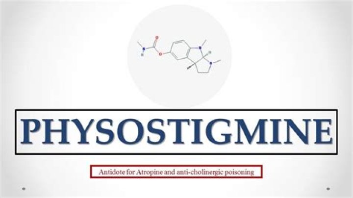 What is the antidote for physostigmine