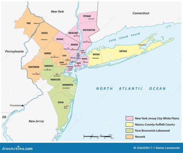 What is the area of New Jersey