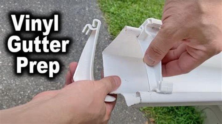 What is the best way to cut vinyl gutters