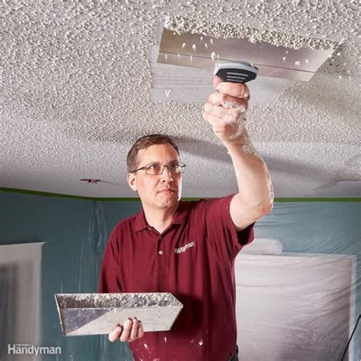 What is the best way to remove textured ceilings