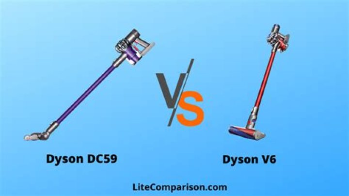 What is the difference between Dyson dc59 and v6