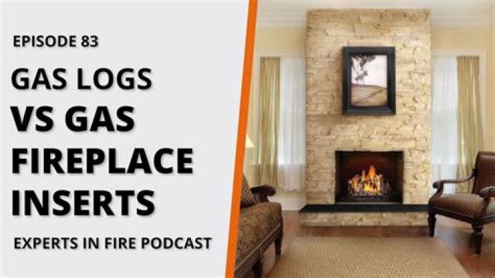 What is the difference between gas logs and gas inserts