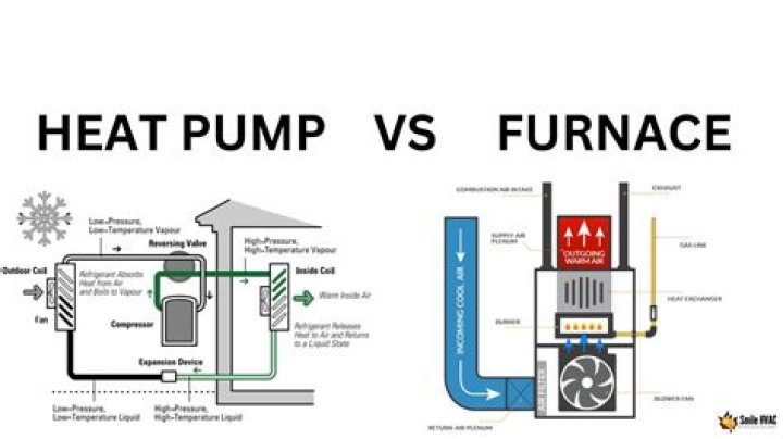 What is the difference between heat pump and furnace