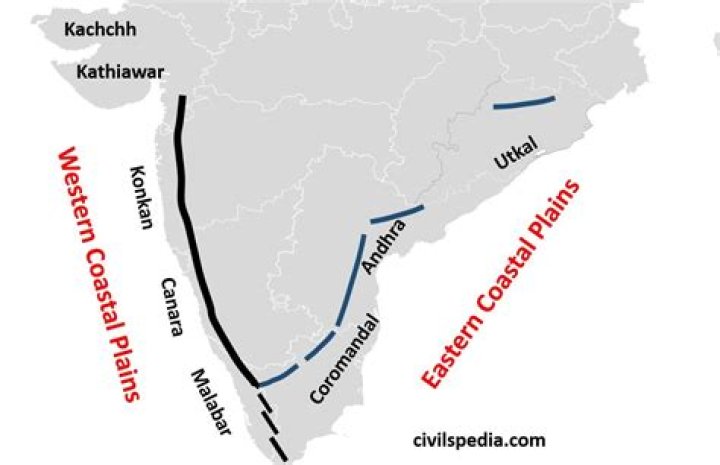 What is the difference in climate in the mountains and coastal plains