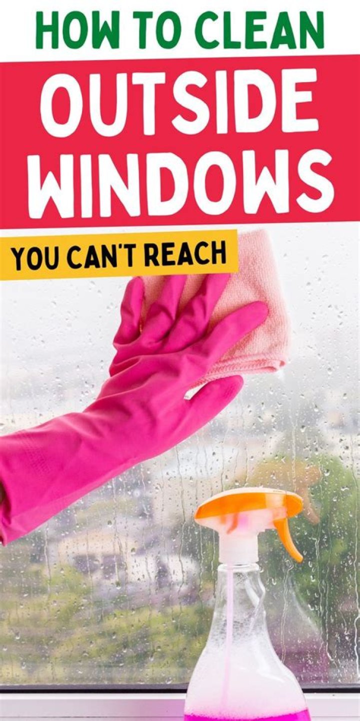 What is the easiest way to wash outside windows