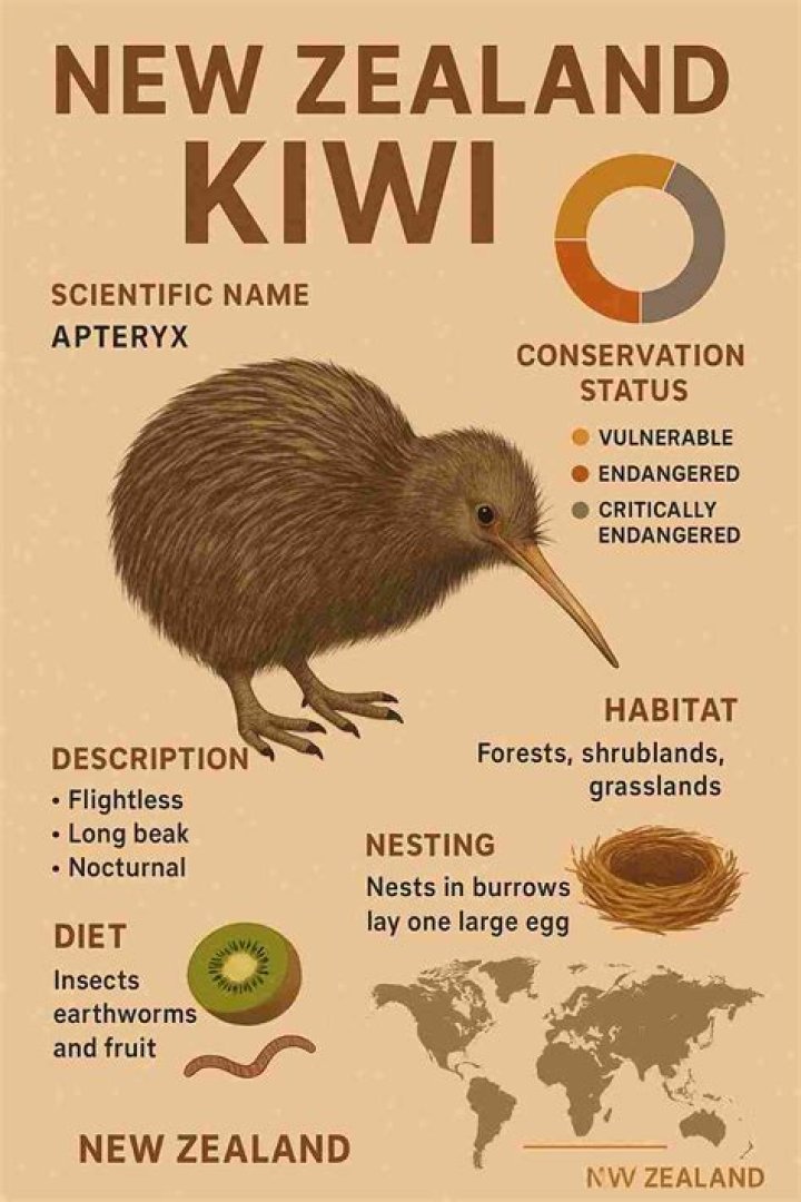 What is the kiwi birds habitat
