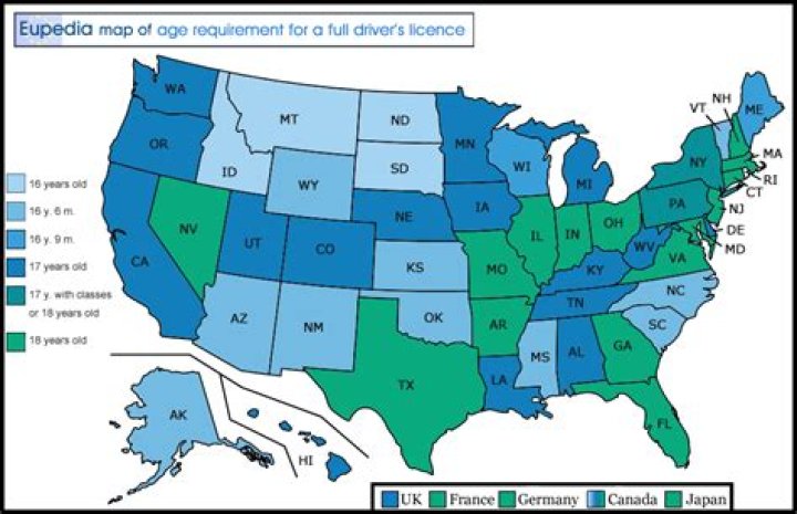 What is the legal age to drive in Indiana