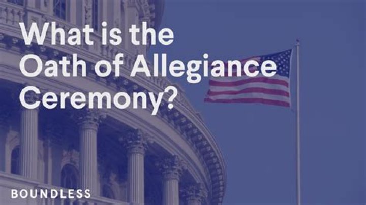 What is the meaning of oath of allegiance