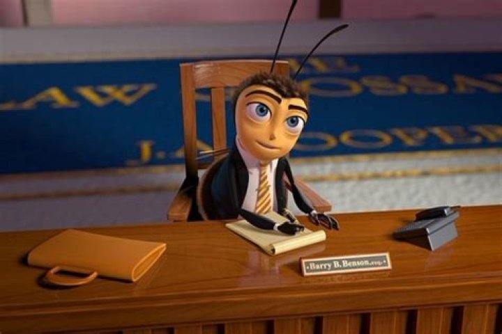 What is the name on the lawyers car in the Bee Movie