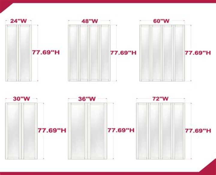 What is the standard width of a bifold door