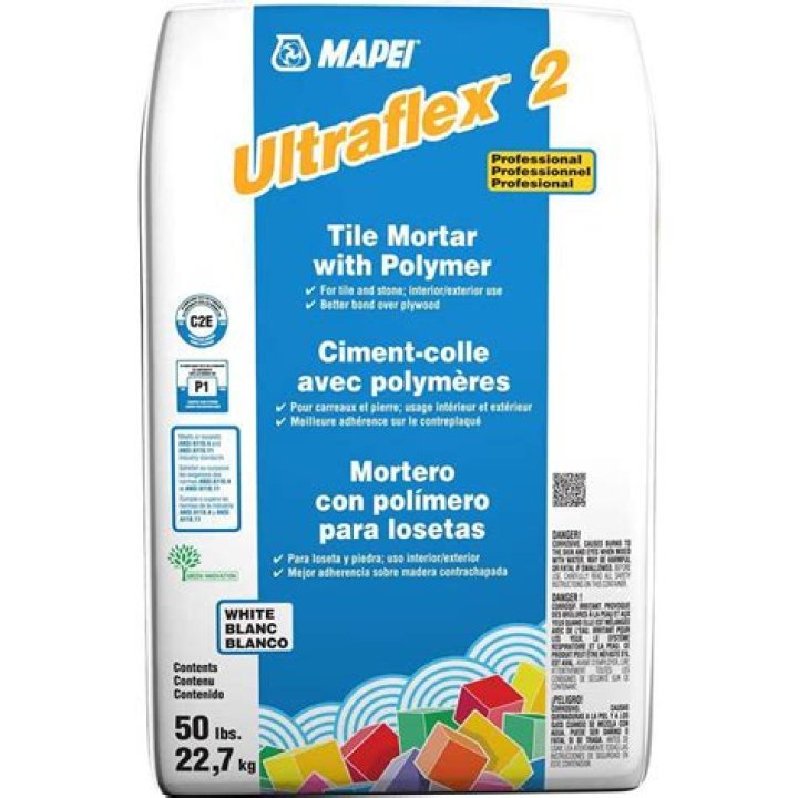 What is tile mortar with polymer