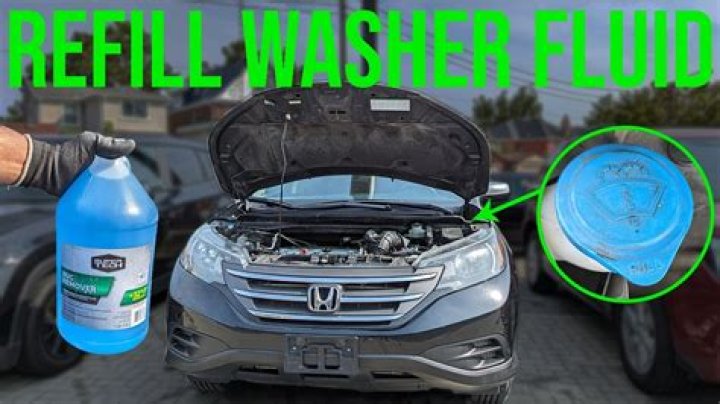 What is windshield washer fluid made of