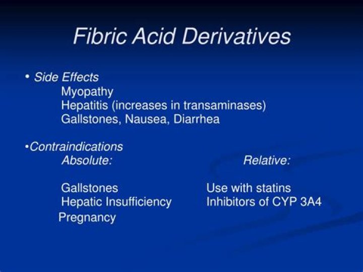 What lipid disorders do fibric acid derivatives treat