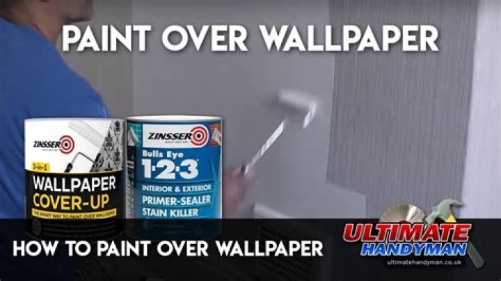 What paint can I use over wallpaper