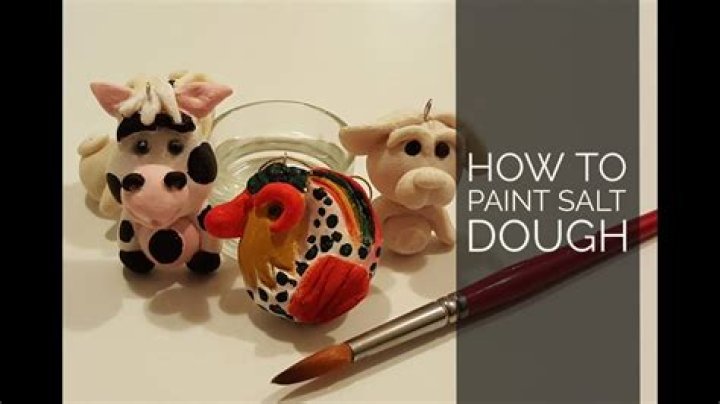 What paint works on salt dough