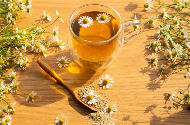What part of chamomile is used for tea