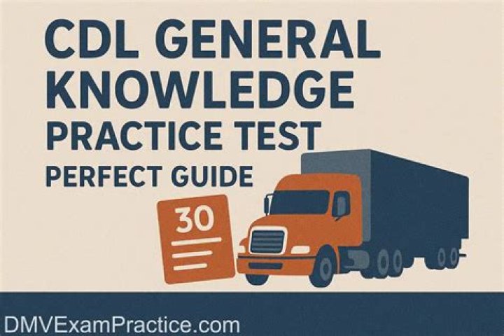 What sections do you need to study the general knowledge CDL test