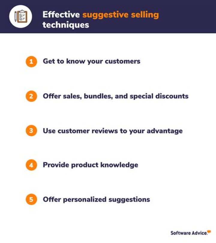 What should you consider when giving suggestive selling
