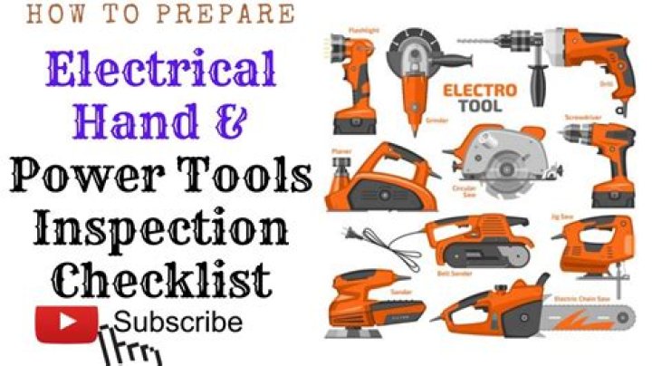 What should you look for when inspecting power tools