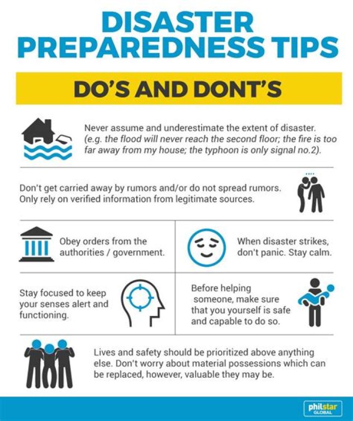 What should you not do during a disaster