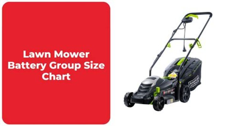What size battery charger do I need for my lawn mower