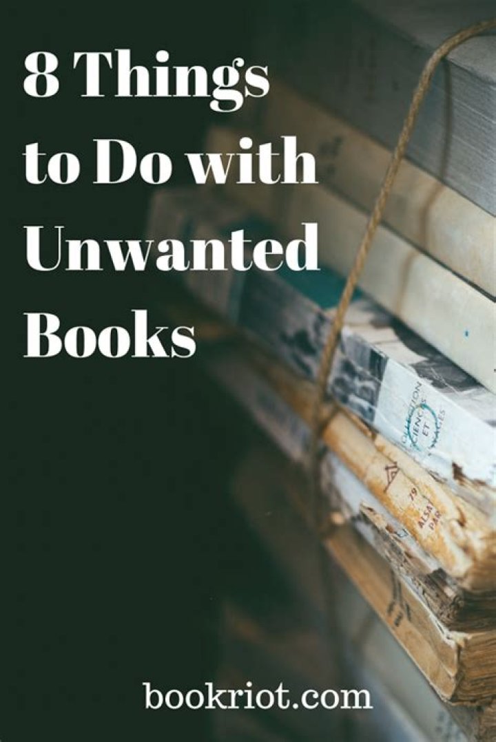 What to do with unwanted childrens books
