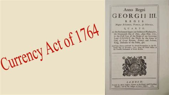 What was the purpose of the Currency Act