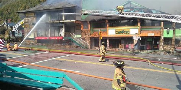 What year was the fire in Gatlinburg