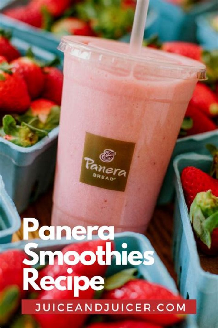 Whats in Panera smoothies