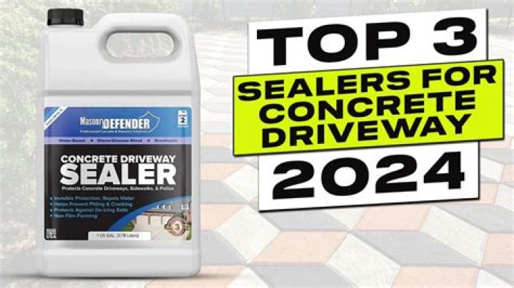 Whats the best concrete driveway sealer