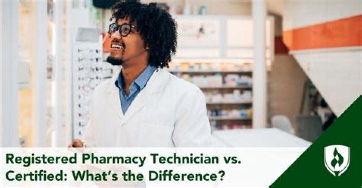 Whats the difference between a registered and certified pharmacy technician