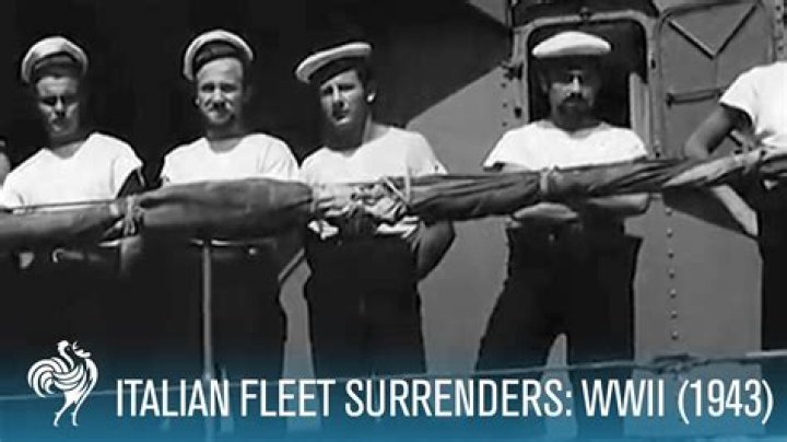 When did Italy surrender World War 2