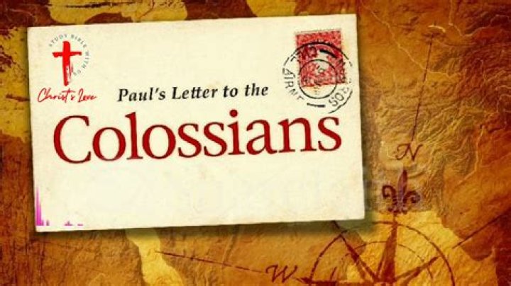 When did Paul write Colossians