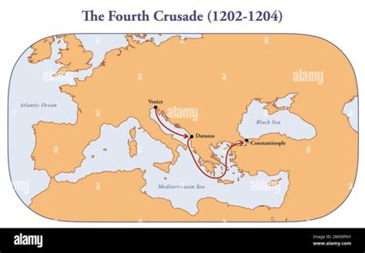 When did the Fourth Crusade start and end