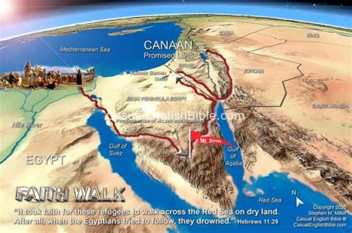 When did the Hebrews enter Canaan