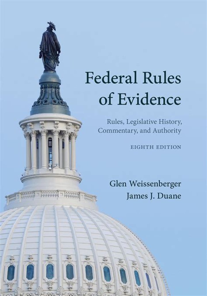 When were the federal rules of evidence last amended
