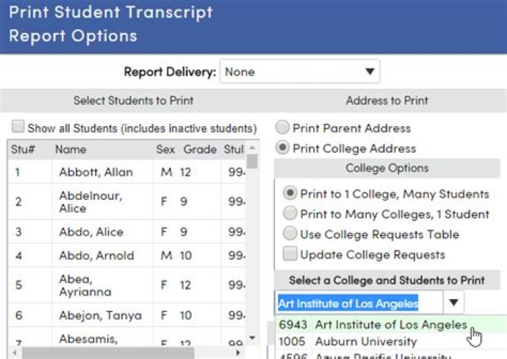Where do I send my transcripts for Ball State