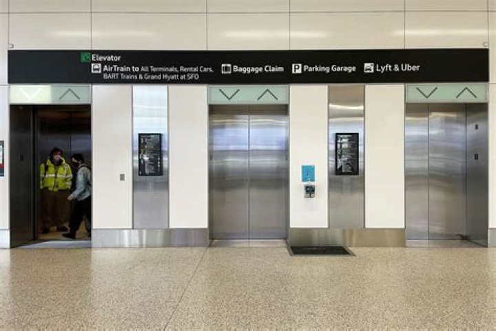 Where does Lyft pickup at SFO