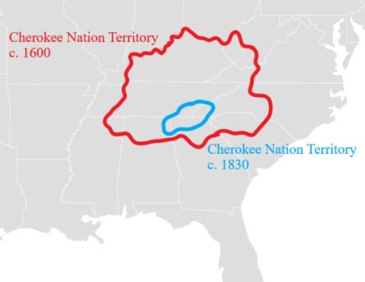 Where is the Cherokee Indian tribe located