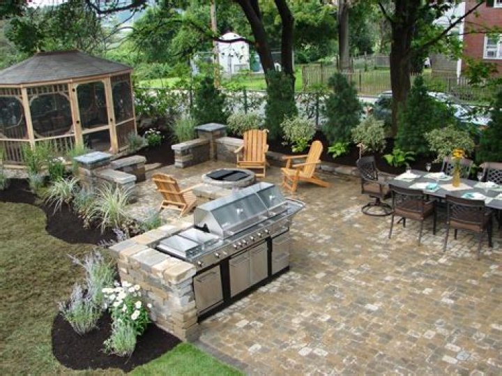 Where should I put my grill in my backyard