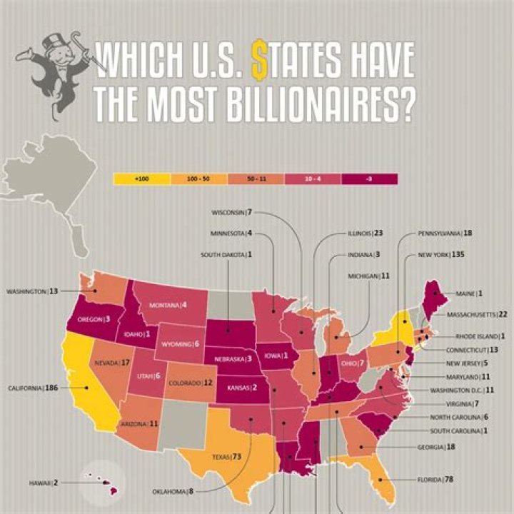 Which state has the most billionaires per capita