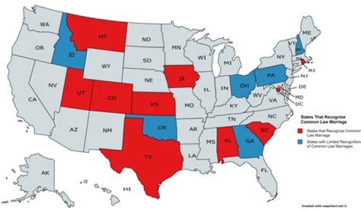 Which states are common law property states
