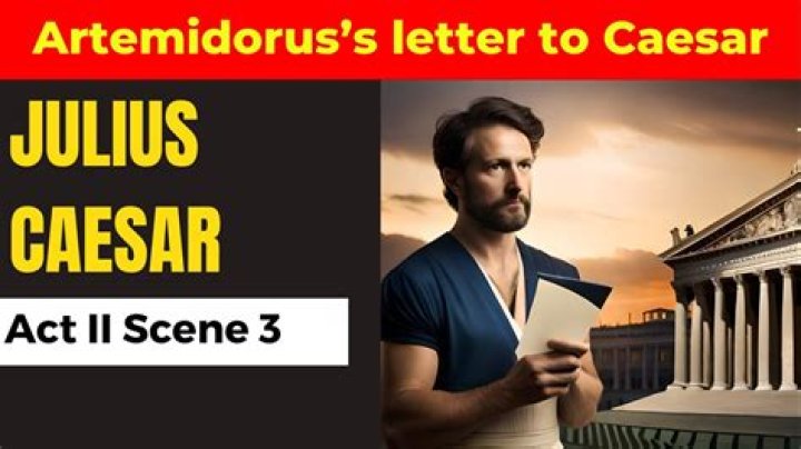 Who gives Caesar the letter of warning