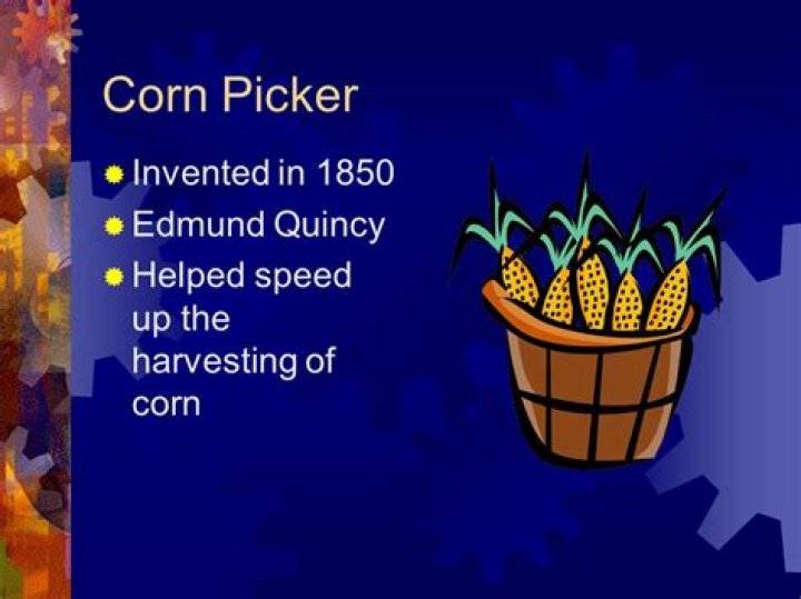 Who invented the corn picker