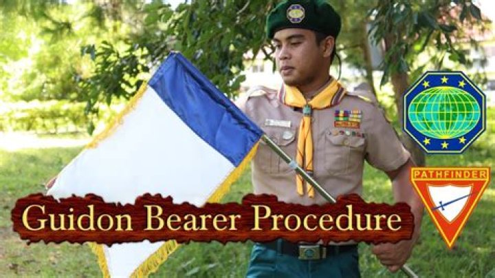 Who is the guidon bearer