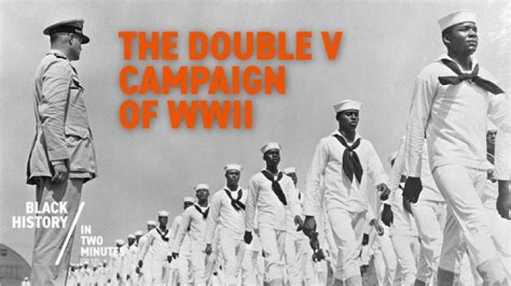 Who led the Double V campaign